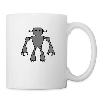 Robot Man - Tasse - Weiß - Rechts
