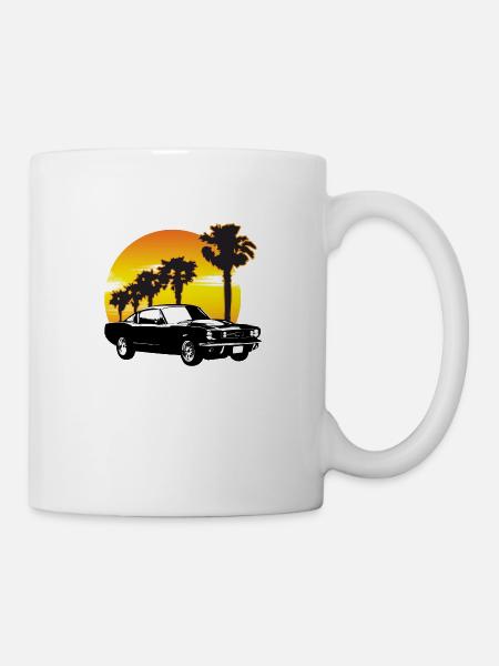 1965 Fastback _sunset - Tasse - Weiß