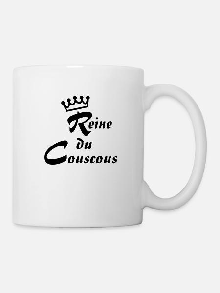 reine couscous - Mug blanc - blanc