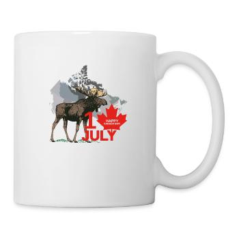 Happy Canada Day - Mug blanc - blanc - Droite