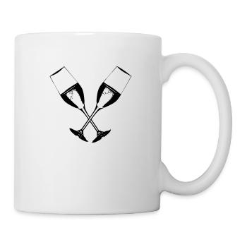 Alkohol - Tasse - Weiß - Rechts