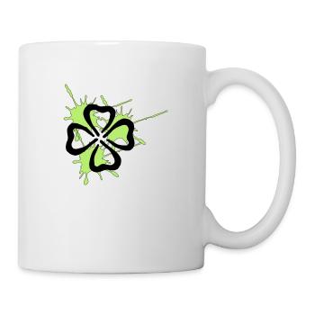 kleeblatt - Tasse - Weiß - Rechts