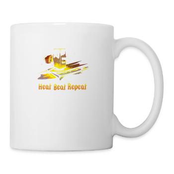 Blacksmith Blacksmith Glowing Sword Hammer Repeat - Mug - white - Right