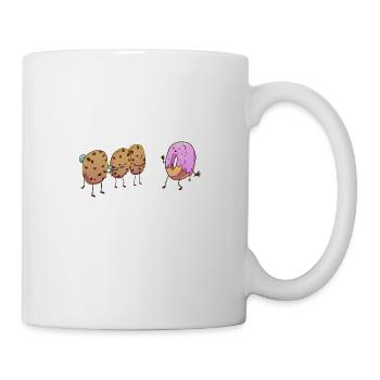 Donut Funny Les voisins du voisinage contestent les cookies - Mug blanc - blanc - Droite