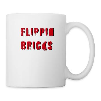 flippin bricks Hip Hop/ Rap - Mug - white - Right