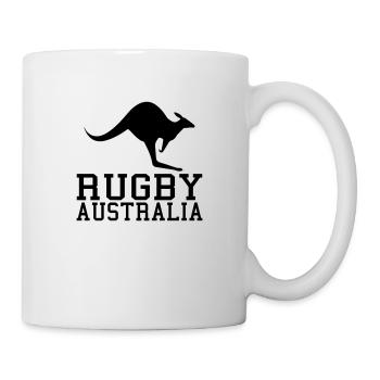 Rugby Australia - Tasse - Weiß - Rechts