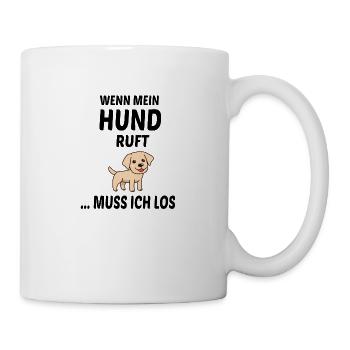 Chien sort maîtresse cadeau de maîtresse - Mug blanc - blanc - Droite