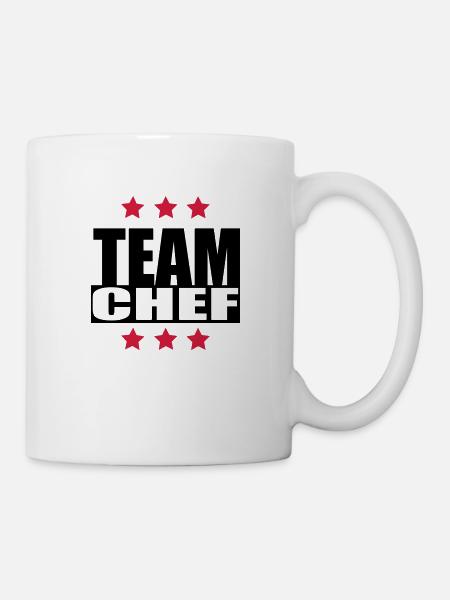 Team Chef - Tasse - Weiß