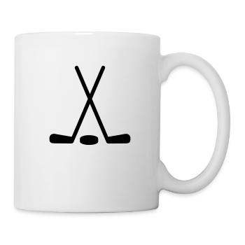 Eishockey - Tasse - Weiß - Rechts
