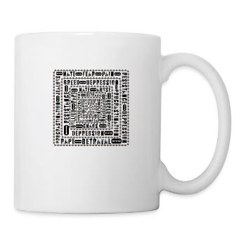 circle of depression - Mug - white - Right