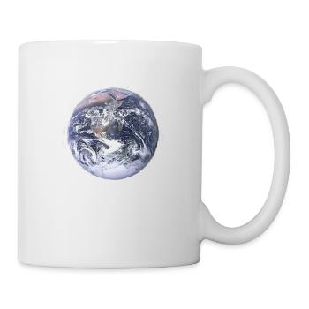 Erde - Tasse - Weiß - Rechts