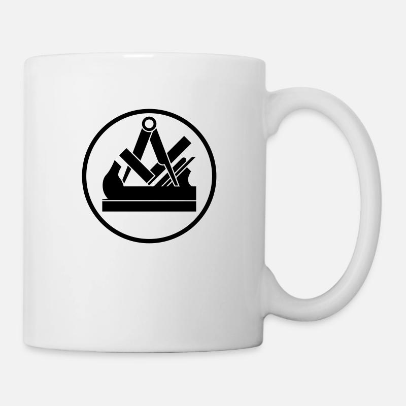 Tischler Zunftzeichen - Tasse - Weiß