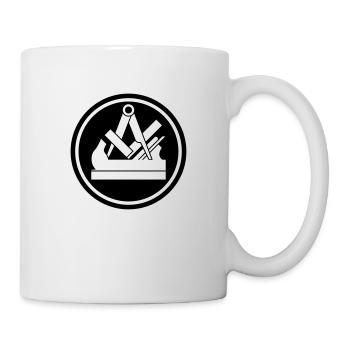 Zunftzeichen Tischler - Tasse - Weiß - Rechts