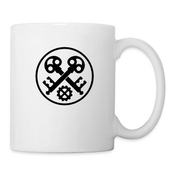 Schlosser Zunftzeichen positiv - Tasse - Weiß - Rechts