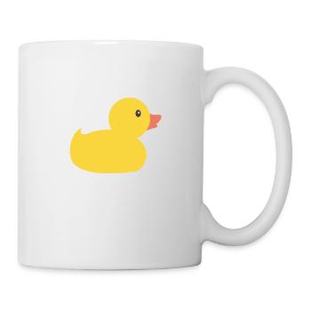 Duck Vintage Duck Duck Yellow Bread Funny Gift - Mug - white - Right