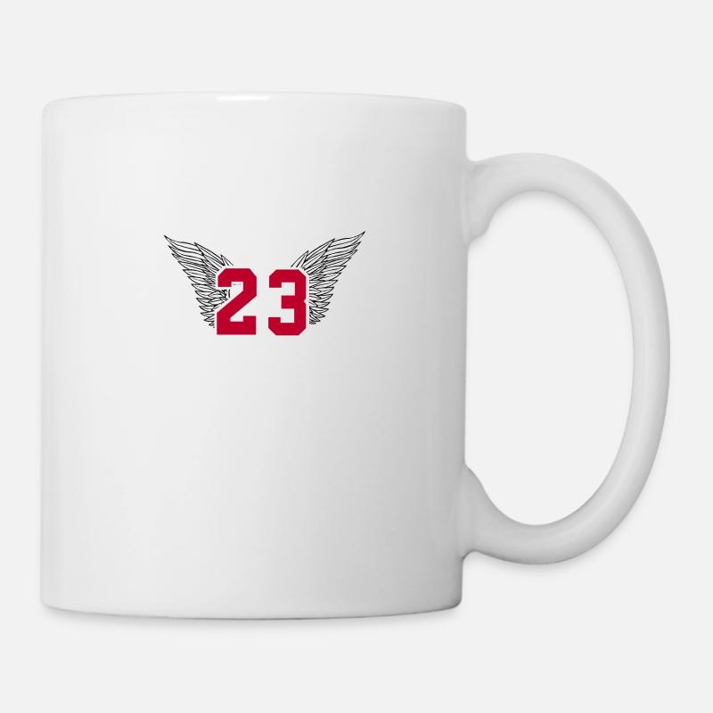 Basket numéro 23 Michael Jordan - Mug blanc - blanc