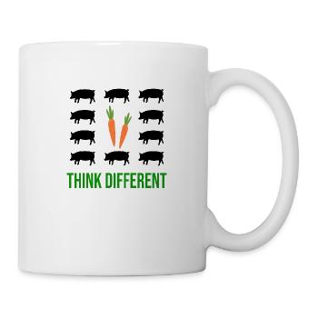 Think Different Vegan - Mug - white - Right