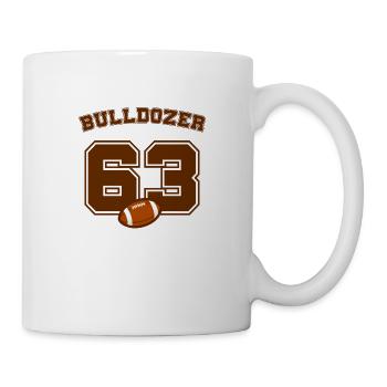 Bulldozer 63 - Tasse - Weiß - Rechts
