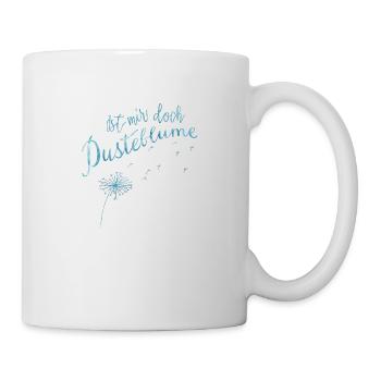 Ist mir doch pusteblume - Tasse - Weiß - Rechts