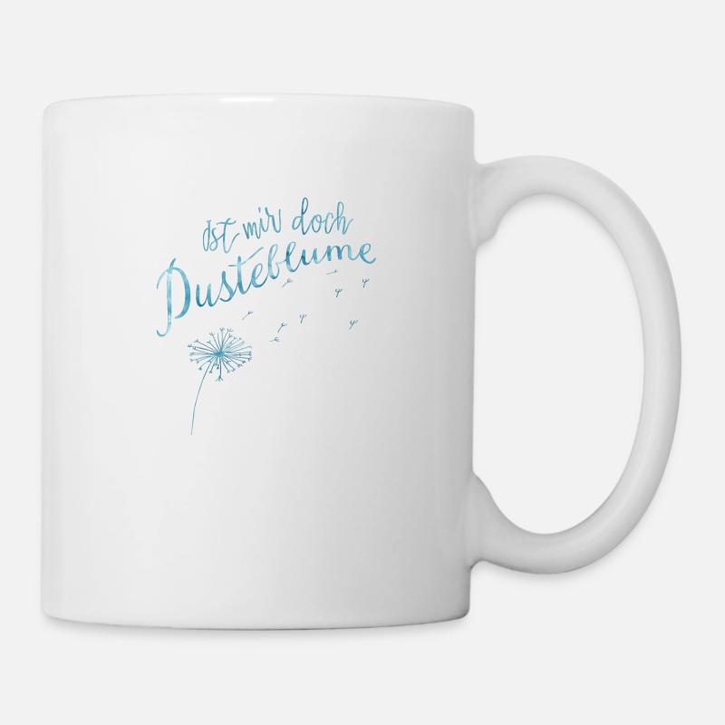 Ist mir doch pusteblume - Tasse - Weiß