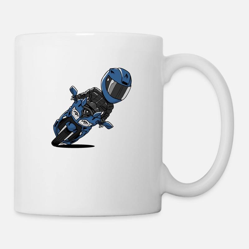 0791 FJR PhantomBlue - Mug blanc - blanc