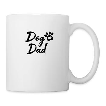 Chien papa - Mug blanc - blanc - Droite