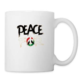 PEACE FOR GAZA - Mug - white - Right