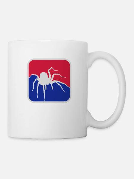 Spider Logo - Tasse - Weiß