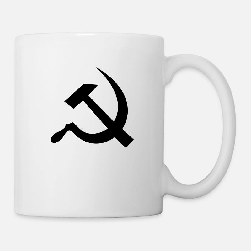 hammer_and_sickle - Tasse - Weiß