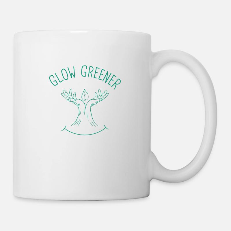 Glow Greener - Tasse - Weiß