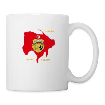 Djerba Insel Urlaub Tunesien - Tasse - Weiß - Rechts