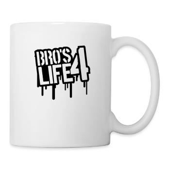 Cool Bros 4 Life Graffiti - Tasse - Weiß - Rechts
