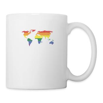 world of diversity - Mug - white - Right