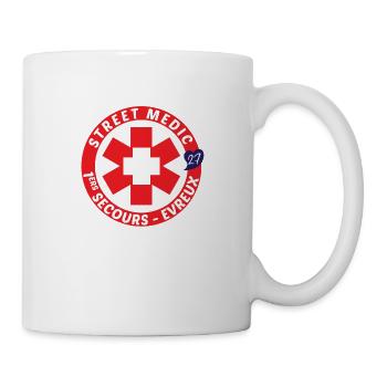 logo street medic evreux - Mug blanc - blanc - Droite