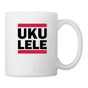 UKULELE - Mug blanc - blanc - Droite