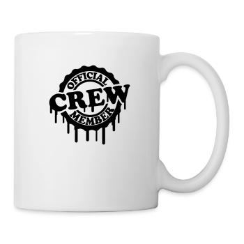 Cool Official Crew Member Stamp Design - Mug blanc - blanc - Droite