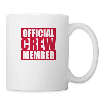 Official Crew Member Logo - Mug blanc - blanc - Droite