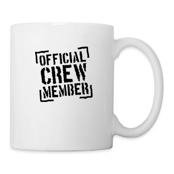 Official Crew Member Stamp Logo - Mug blanc - blanc - Droite