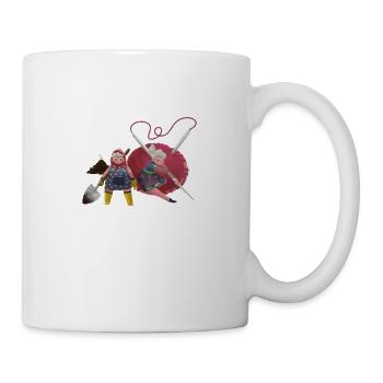 Aventures de grand-mère - Mug blanc - blanc - Droite