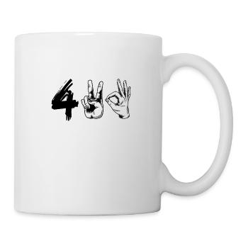 420 Weed Marihuana Kiffer Geschenk - Tasse - Weiß - Rechts