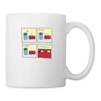 comic deutsch spaß lustig - Tasse - Weiß - Rechts