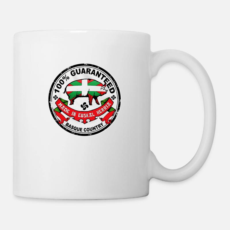 cochon du pays basque - Basque pig - Mug blanc - blanc