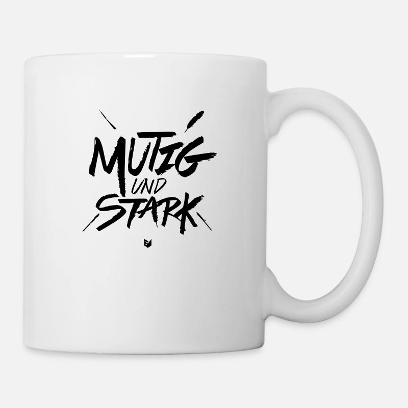 mutig&stark - Tasse - Weiß