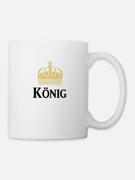 Partnerlook König - Tasse - Weiß