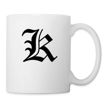Gothic Letter K_V10 - Mug - white - Right