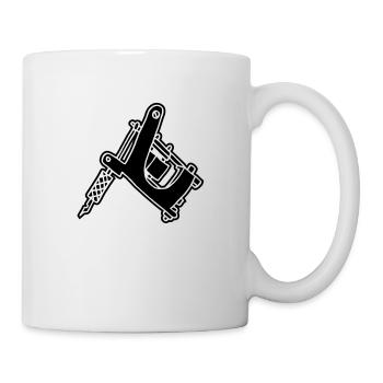 Tattoomaschine Tattoomachine tattoo machine Ink - Mug blanc - blanc - Droite