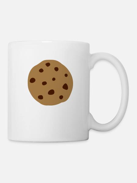 Keks - Tasse - Weiß