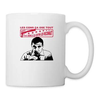les cons ça ose tout 1963 lino ventura - Mug blanc - blanc - Droite