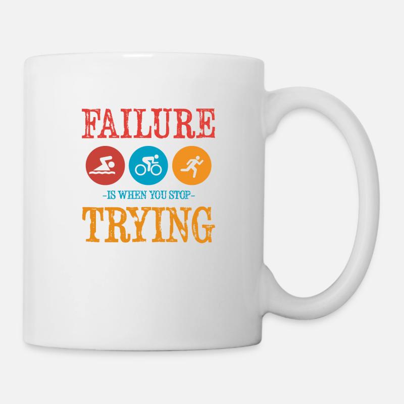 Triathlon - Tasse - Weiß