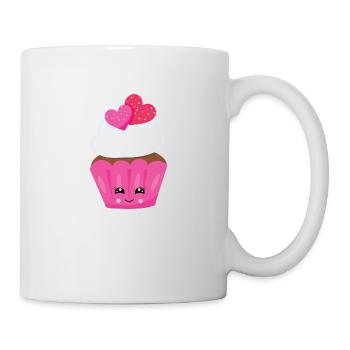 cupcake - Tasse - Weiß - Rechts